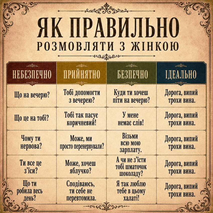 Як правильно розмовляти з жінкою